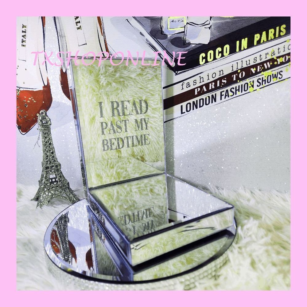 Mirrored Bookend I READ PAST MY BED TIME
